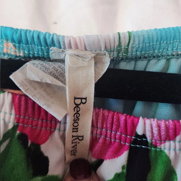 Floral Dress with Pink and Orange Blooms - Picture 3 of 3